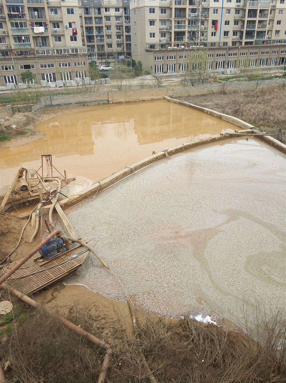 光山沉淀池淤泥清理-厂区废水池淤泥清淤